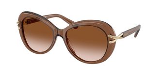Swarovski SK6026F Asian Fit 106713 Womens Sunglasses Brown Size 56