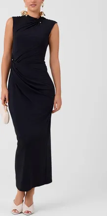 Rachel Roy Daria High Neck Sleeveless Midi Dress