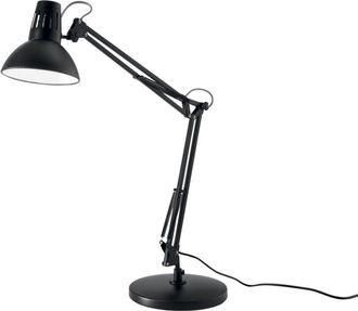 Luce-Ambiente-Design Lampada da tavolo artifex regolabile in metallo nero