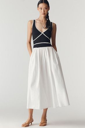 Nobody's Child Kayla V-Neck Midi Dress