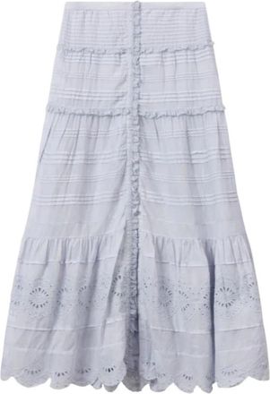 Isabel Marant Paoline Skirt - Dames - Maxi Rokken - Blauw - S - Rokken