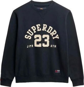 Superdry Vintage Athletic Crew Sweatshirt - Heren - Sweatshirts - Blauw - XL - Katoen - Hoodies & sweatvesten