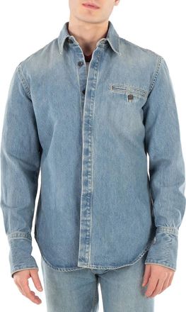 Ferragamo Ferragamo Denim Long Sleeve Shirt