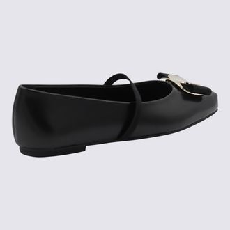 Ferragamo Womens Flat Shoes Black _cover Le Sole El