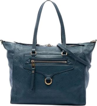 Louis Vuitton Pre-owned Lumineuse PM - Dames - Vintage Shopper - Blauw - ONE Size - Leer - Vintage