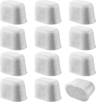 OEM 12 Repuestos Para Filtros De Agua, Filtro De Carb&oacute;n Activado Apto Para Cafeteras Ninja, Filtros De Carb&oacute;n Activado Originales, Blanco