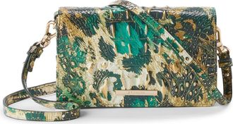 Brahmin Minuette Croc Embossed Leather Crossbody Bag in Roaring at Nordstrom