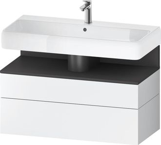 Duravit Qatego Mueble Bajo Lavabo, 1 Extra&iacute;ble Y 1 Caj&oacute;n, - Duravit
