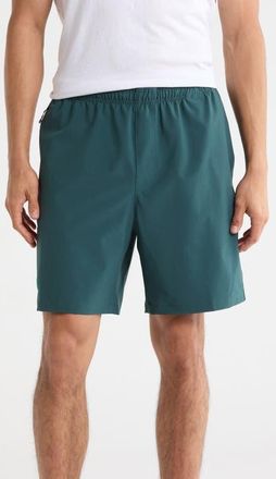 Vans Outline Hybrid Water Repellent Shorts in Mystic Moss at Nordstrom, Size Xx-Large