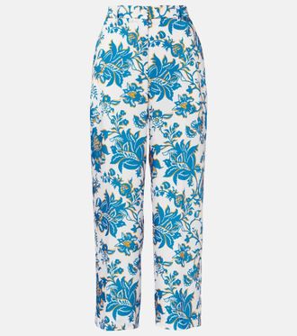 Etro Printed wide-leg pants