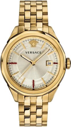 Versace Glaze Watch - Heren - Accessoires - Geel - Maat: ONE Size
