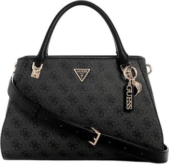 Guess Noelle 4G Handtas - Dames - Handtassen - Zwart - ONE Size - Leer - Tassen
