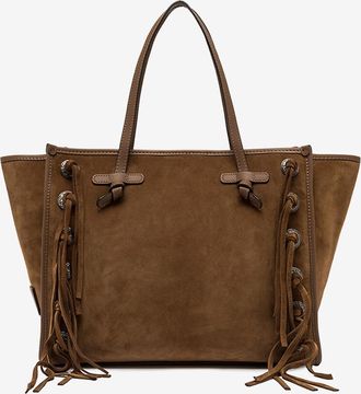 Gianni Chiarini Shopper aus Wildleder mit Fransen Marcella