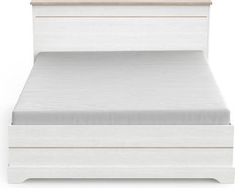 Calicosy Cama con 2 cajones y 2 estantes 160x200 cm blanco