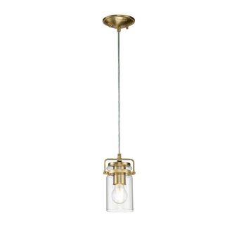 Netlighting Kichler Brinley Dome Pendant Ceiling Light Brushed Brass