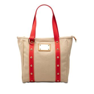 Louis Vuitton Pre-owned Tote Bags, female, Beige, Size: ONE SIZE Pre-owned Antigua Cabas MM