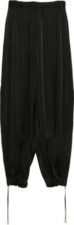 Fabiana Filippi pleated straight-leg trousers - Black
