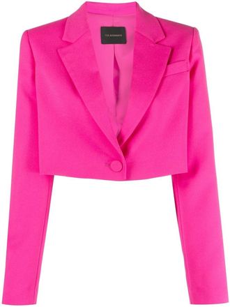 Andamane Blazer monopetto crop - Rosa