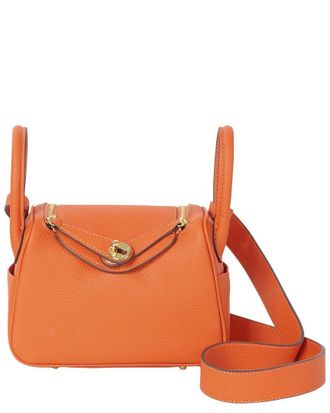 Tiffany & Fred Grained Mini Leather Satchel