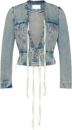 Maison Margiela Blazers - Dames - Spijkerjassen - Blauw - XS - Jassen