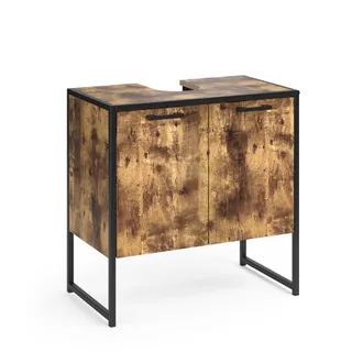 Vicco Mobile Sottolavabo Per Bagno Fyrk, Legno Antico, 60 X 60 Cm Vicco