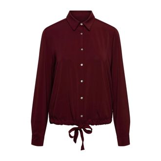&Co Woman Lotus Blouse - Dames - Blouses & Shirts - Rood - Maat: M Poliester