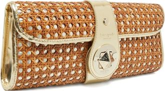 Kate Spade New York Clutch con borchie - Marrone