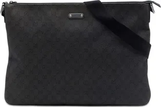 Gucci Pre-owned Gucci GG Denim Crossbody Unisex 30856W0AOU8D03BX