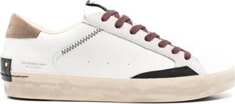 Crime London Sneakers con effetto vissuto - Bianco