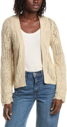 Isla Pearl Pointelle Patchwork Cardigan