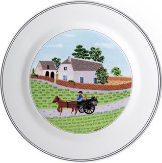Villeroy & Boch Design Naif Dinner Plate 1 Going to Market in None at Nordstrom