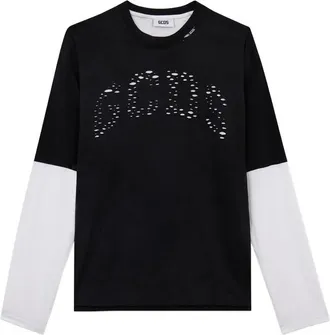 GCDS Logo-lettering Oversized T-shirt