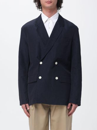 Emporio Armani Blazer a doppiopetto in lino e cotone Emporio Armani