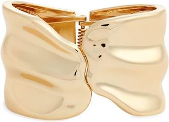 Open Edit Bold HInge Bracelet in Gold at Nordstrom