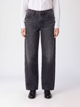 Levi's Jeans straight Flora in denim di cotone a vita bassa