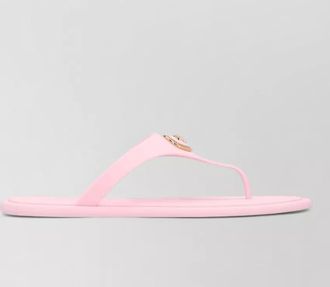 Versace rubber thong sandals