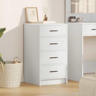 vidaXL Vidaxl Credenza Bianco 40 X 41 X 75 Cm Legno Ingegnerizzato
