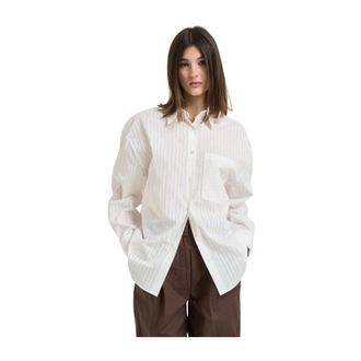 Iro Iro, Dames, Blouses & Shirts, Wit, Maat: S Katoen