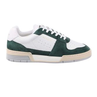 Lavair Heren Vadum Leer Sneakers (Wit/Groen)