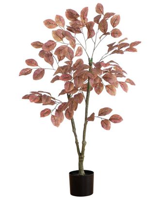 Nearly Natural 3.5ft Autumn Dogwood Artificial Fall Tree