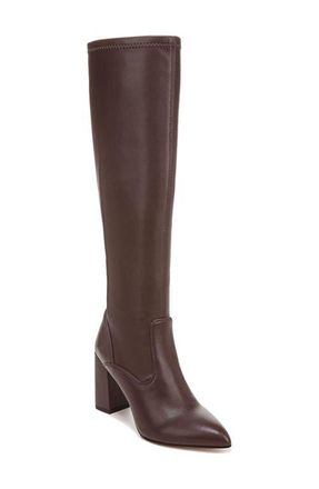 Franco Sarto Katherine Knee High Boot in Dark Brown at Nordstrom, Size 10 Regular Calf