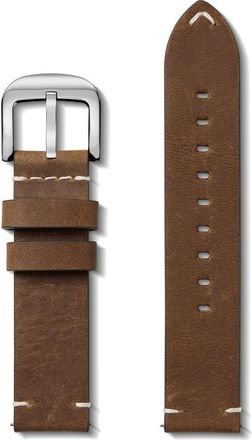 Shinola 20mm Leather Watch Strap in British Tan at Nordstrom