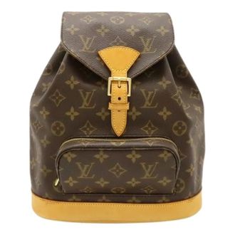 Louis Vuitton Pre-owned Backpacks, female, Brown, Size: ONE SIZE Pre-owned Canvas louis-vuitton-bags