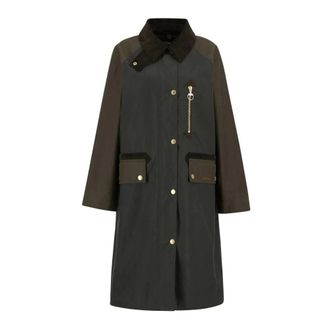 Barbour Vette Wax Jacket - Coats - Mujer - Verde - 2XS