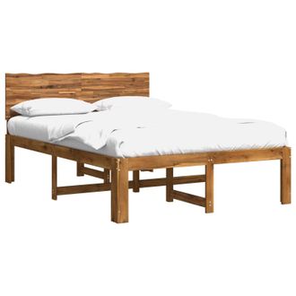 vidaXL Letto Matrimoniale Con Testiera Rostock Naturale 152 X 203 Cm Vidaxl