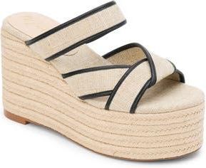 Matisse Footwear Palm Beach Platform Wedge Sandal in Natural at Nordstrom Rack, Size 10