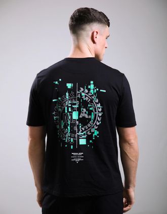 Marshall Artist Mens Glitch Theory T-Shirt - Black - Size: 46