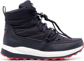 Rossignol logo-patch padded boots - men - Fabric/Rubber/Fabric - 42.5 - Blue