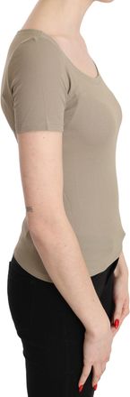 Gianfranco Ferre 100% Nylon Short Sleeve Casual Tank Top Womens Blouse