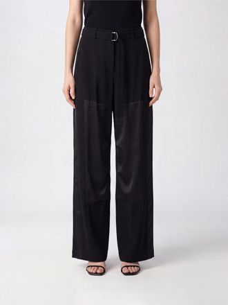 sacai Pantaloni a gamba larga in mesh
